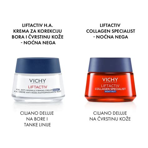 VICHY LIFTACTIV COLLAGEN SPECIALIST Noćna Nega za Korekciju Bora