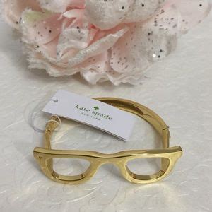 Kate Spade Jewelry Kate Spades Lookout Glasses Bangle Bracelet