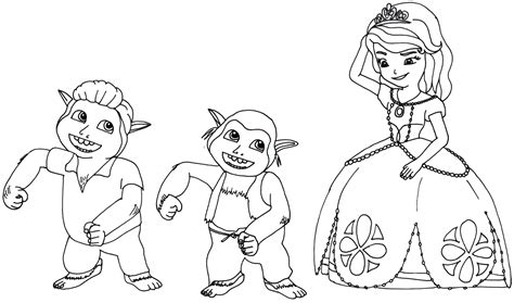 Sofia The First Coloring Pages April 2014