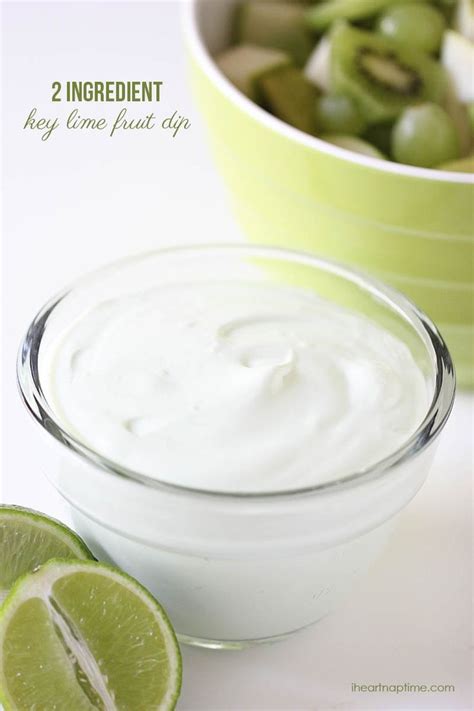 Two Limes And A Bowl Of Yogurt On A White Surface With The Words 2