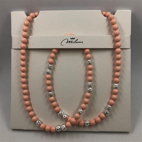 Collana Miluna Terra E Mare Rosa Ref Pcl Frara Preziosi