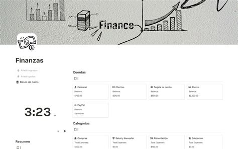 Plantilla Finanzas Notion Marketplace