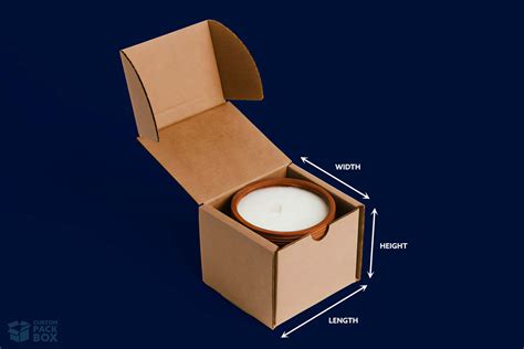 Kraft Candle Boxes Packaging Wholesale Custom Pack Box