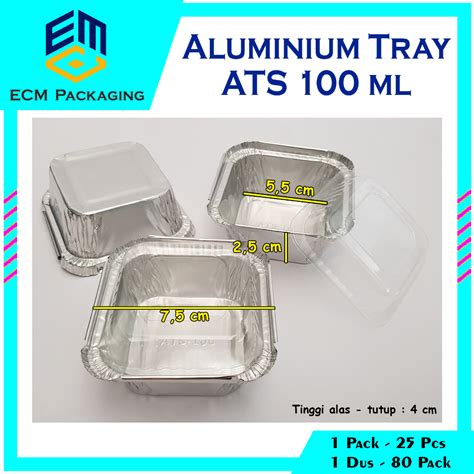 Jual Aluminium Foil Tray Ats Ml Aluminium Foil Cup Kotak