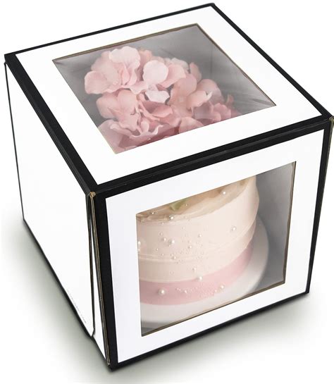 Buy Glowcoast Inch Large Cake Box Ct X X Tall Cake Boxes For