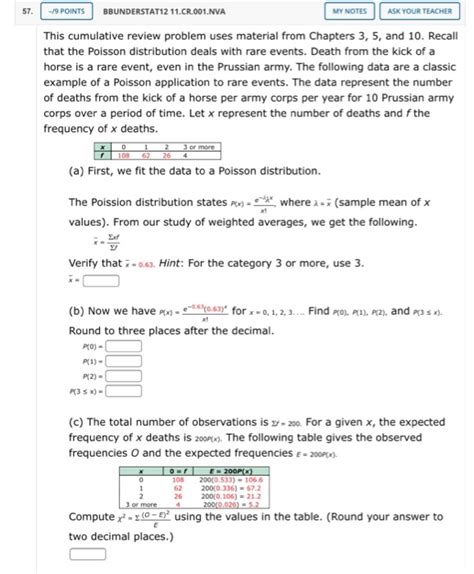 Solved 19 POINTS BBUNDERSTAT12 11 CR 001 NVA MY NOTES ASK Chegg