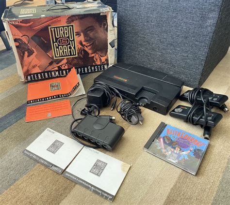 Nec Turbografx System Black Console For Sale Online Ebay