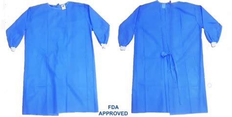 Isolation Gowns Blue 40gsm Fda Certified