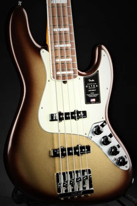 Fender American Ultra Jazz Bass V Mocha Burst Eddie S Guitars