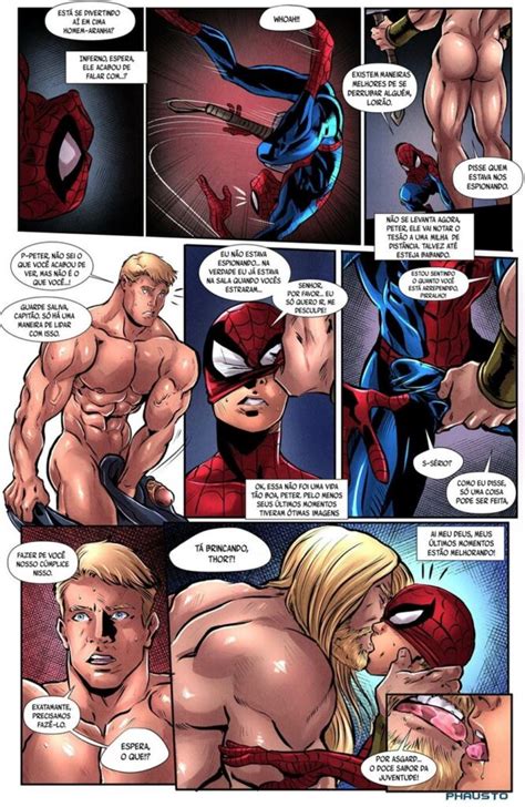 Vingadores Gays Thor E Capit O Am Rica Hentai Gay Quadrinhos De Sexo