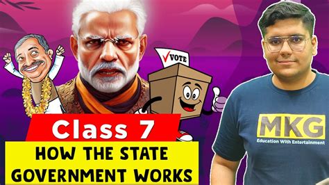 How The State Government Works Class 7 Civics Chapter 3 Class 7 How