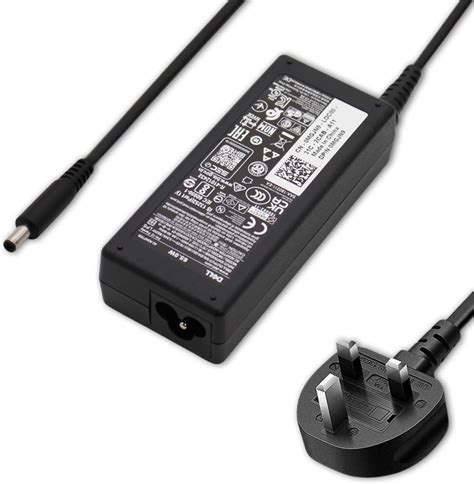 Dell V A W Slim Black Power Adapter With Mm X Mm Pin