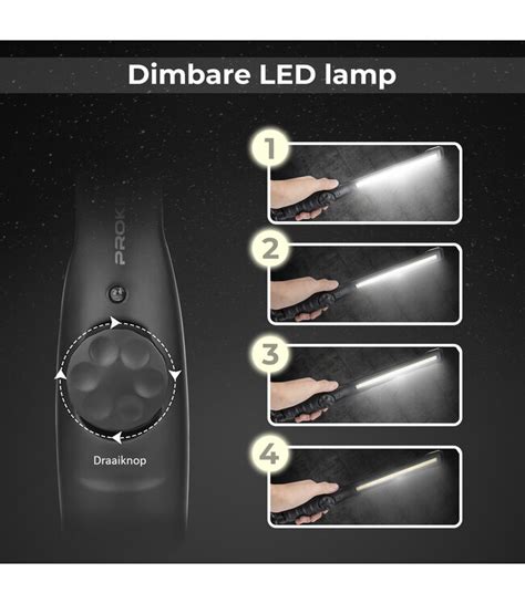 Professionele Cob Led Werk Lamp Looplamp Oplaadbaar Lumen