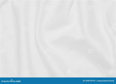 A Clean White Cloth With Swaying Streaks For The Background Stock Photo