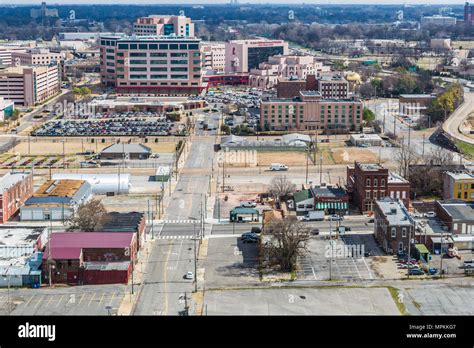 Aerial View Of Downtown Memphis Tennessee Stock Photo Alamy