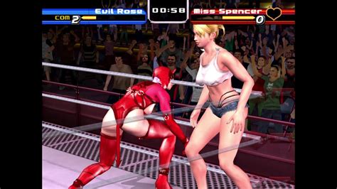 🌹 Evil Rose Vs Miss Spencer Swimsuit 1 Rumble Roses 2024 06 26