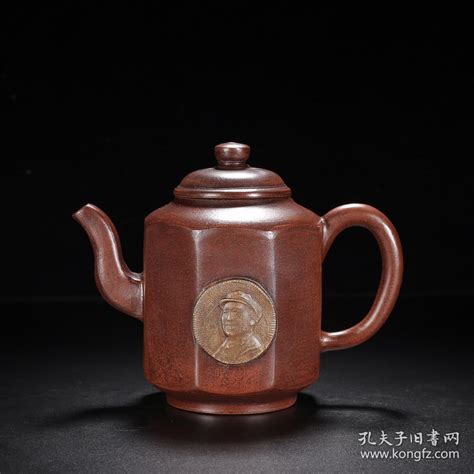 【图】珍藏精品紫砂壶 品名：八方文革壶 底款：顾景舟 尺寸：1712cm 容量：500cc 紫砂分类：底槽青拍品信息网上拍卖拍卖图片