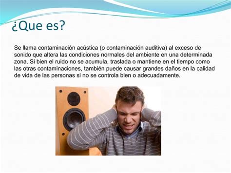 Contaminacion Acustica Ppt Descarga Gratuita