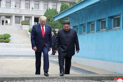 ‘amazing Event North Korea Lauds Trump Kim Meeting At Border Kim