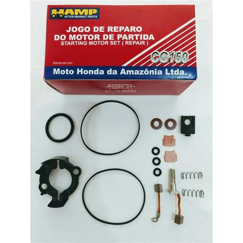 Escova Reparo Motor Arranque Honda Cg Todas Bros Ref Tz