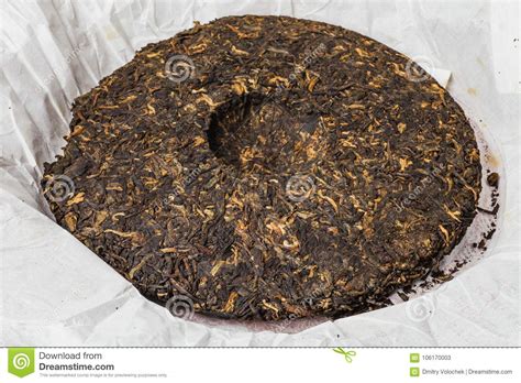 Old Shu Puerh Chinese Fermented Black Tea Stock Image Image Of Brown