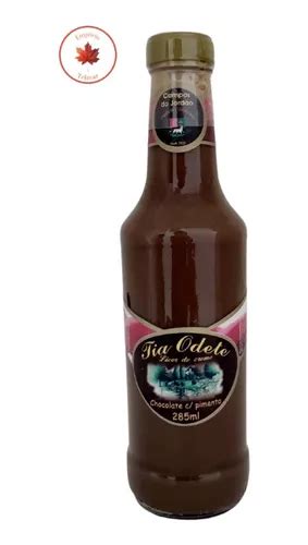 Licor Cremoso De Chocolate Pimenta Tia Odete 285ml MercadoLivre