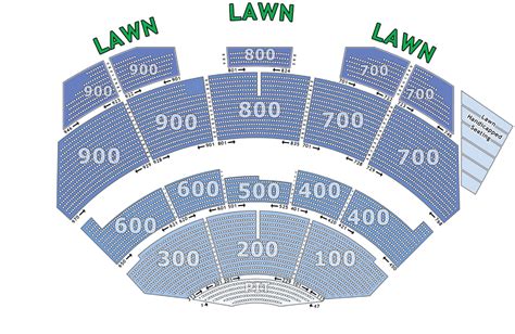 Pnc Music Pavilion Seating Chart With Rows And Seat Numbers A Visual