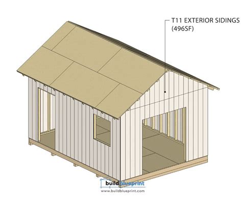 12×16 Shed Diy Plans Gable Roof Artofit