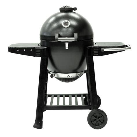 Rebel Kamado Grill Steel L Black Hiiligrilli