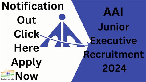 Aai Junior Executive Recruitment 2024490 Posts Apply Now