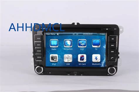 2 DIN Car Multimedia Player Radio Audio DVD Player GPS For Skoda