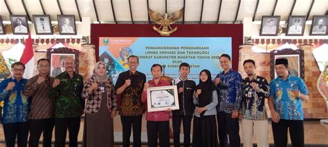 Penganugerahan Lomba Inovasi Ttg Tingkat Kabupaten Magetan Tahun