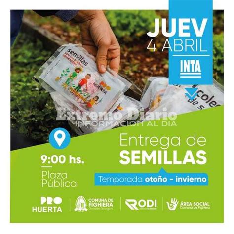 Fighiera Entrega De Semillas Del Programa Prohuerta