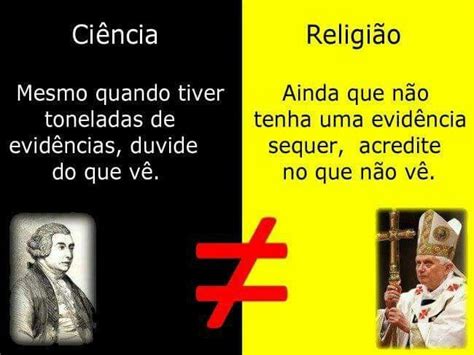 Ciência X Religião Anti Religião Religião Pensamentos Reflexivos