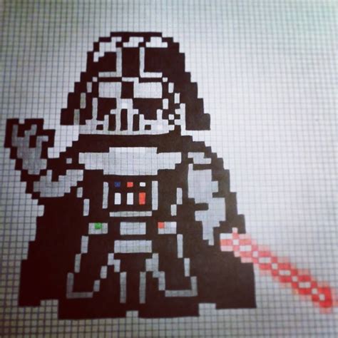 Darth Vader Pixel Art X