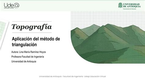 Topografía Videoclase triangulación YouTube