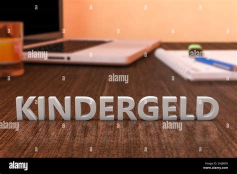 Kindergeld German Word For Child Benefit Or Allowance Letters On