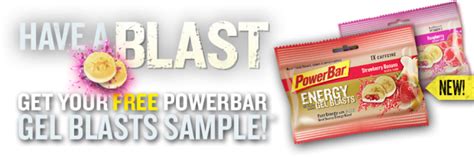 Free Powerbar Gel Blasts Energy Chews Sample