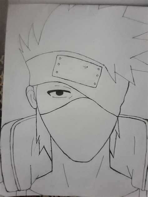 Kakashi Sensei drawing | Kakashi sensei, Male sketch, Drawings