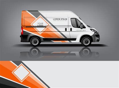 Premium Vector Van Wrap Design Wrap Sticker And Decal Design For