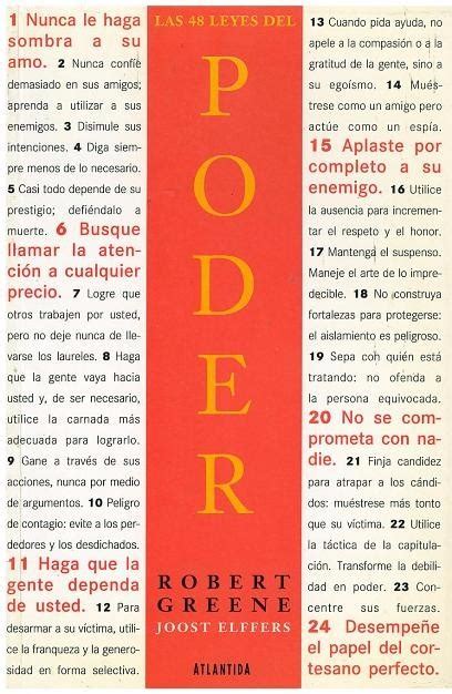 Libro Las Leyes Del Poder Robert Greene Original Bs