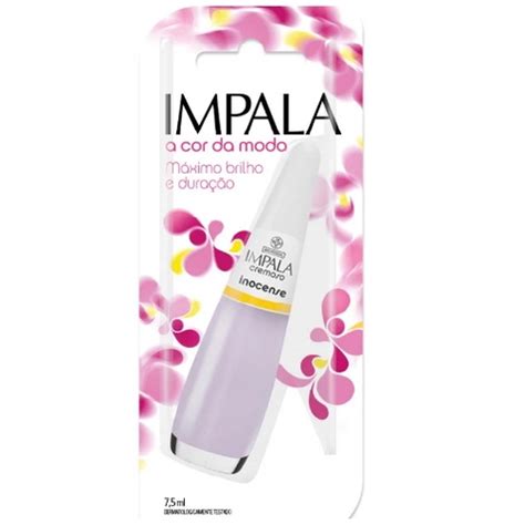 Kit 3 Esmalte Impala Inocense Cremoso Maior Cobertura 7 5 Ml Em