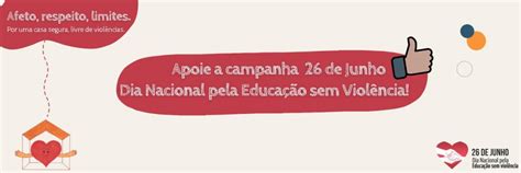 Apoie A Campanha De Junho Dia Nacional Pela Educa O Sem Viol Ncia