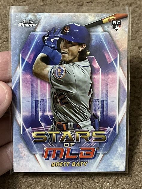 2023 Topps Update Brett Baty RC Rookie Stars Of The MLB Chrome SMLBC