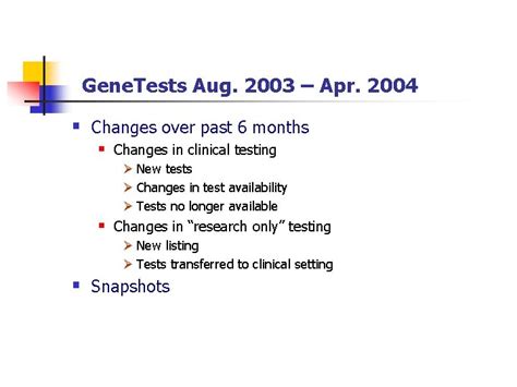 Overview of Laboratory Genetic Testing for Rare Diseases