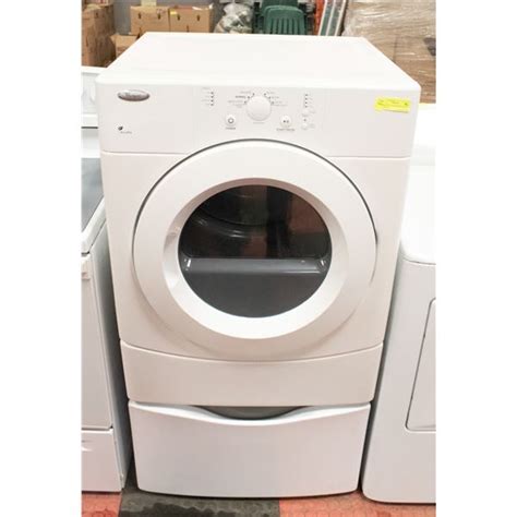 Whirlpool White Dryer With Pedestal