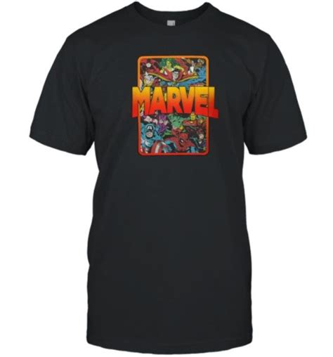 Marvel Comics Old School Characters 2023 T-Shirt