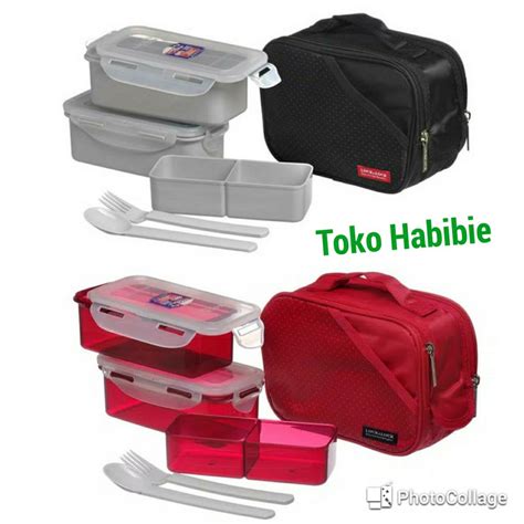 Jual Lock N Lock Lock Lock Lunch Box P Set Lebih Besar Kotak Makan