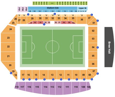 Allianz Stadium Seating Map