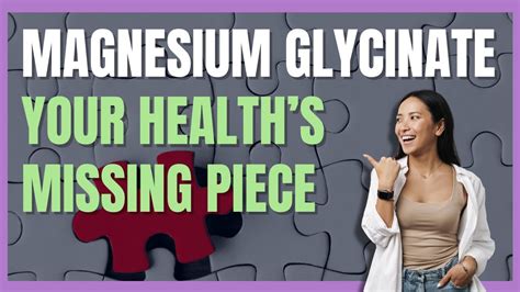 10 Life Changing Benefits Of Magnesium Glycinate YouTube